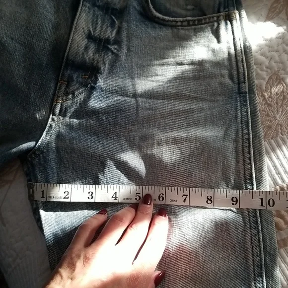 Golden Goose Thelma High Waist Carrot Leg Jeans Size 27 Blue - Picture 8 of 11